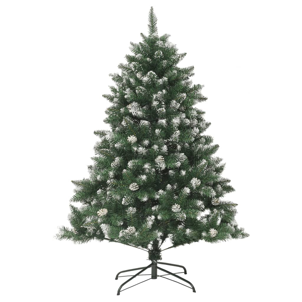 Árbol de Navidad artificial con soporte PVC 120 cm