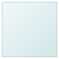 Superficie de mesa vidrio templado transparente 30x30 cm