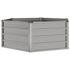 Arriate oxidado de acero corten 129x129x45 cm