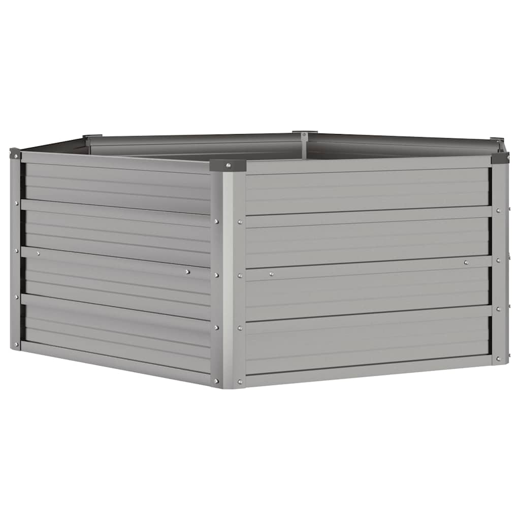 Arriate oxidado de acero corten 129x129x45 cm