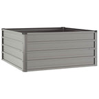 Arriate oxidado de acero corten 100x100x45 cm