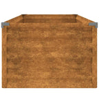 Jardinera elevada 100x50x36 cm de acero corten