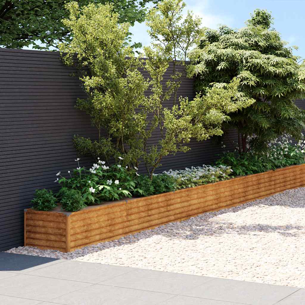 Jardinera acero corten 100x100x36 cm