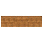 Jardinera elevada 291x50x69 cm Acero Corten