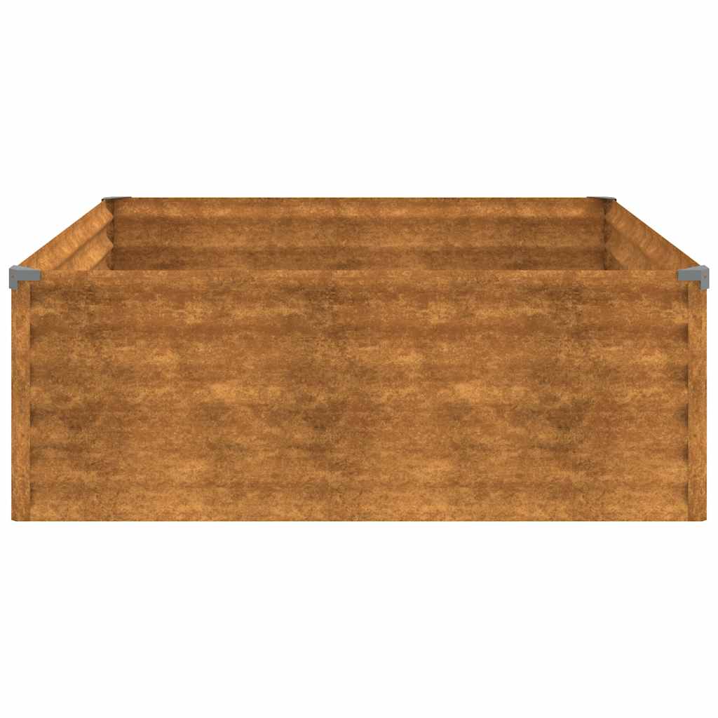 Jardinera acero corten 100x100x36 cm