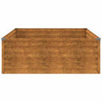Jardinera acero corten 100x100x36 cm