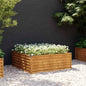 Jardinera acero corten 100x100x36 cm