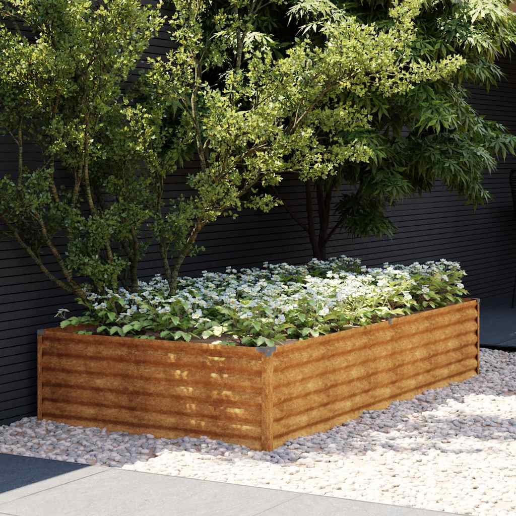Jardinera acero corten 100x100x36 cm