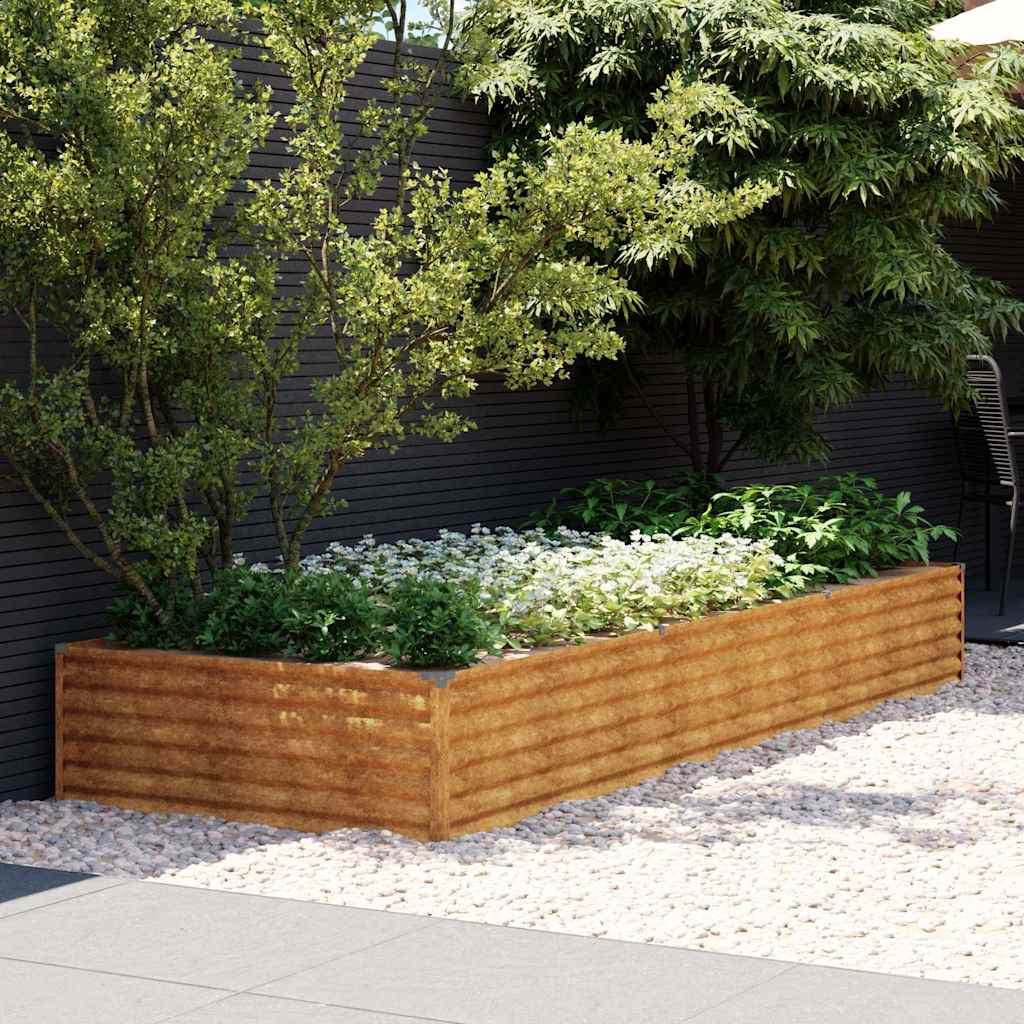 Jardinera acero corten 100x100x36 cm