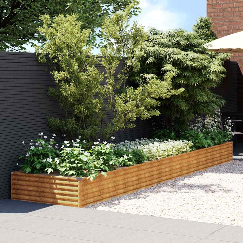 Jardinera acero corten 100x100x36 cm