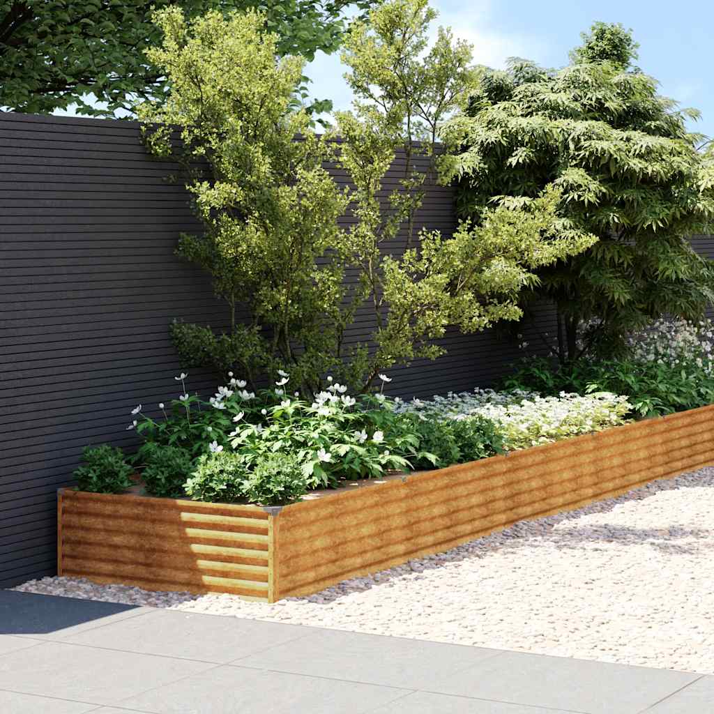 Jardinera acero corten 100x100x36 cm