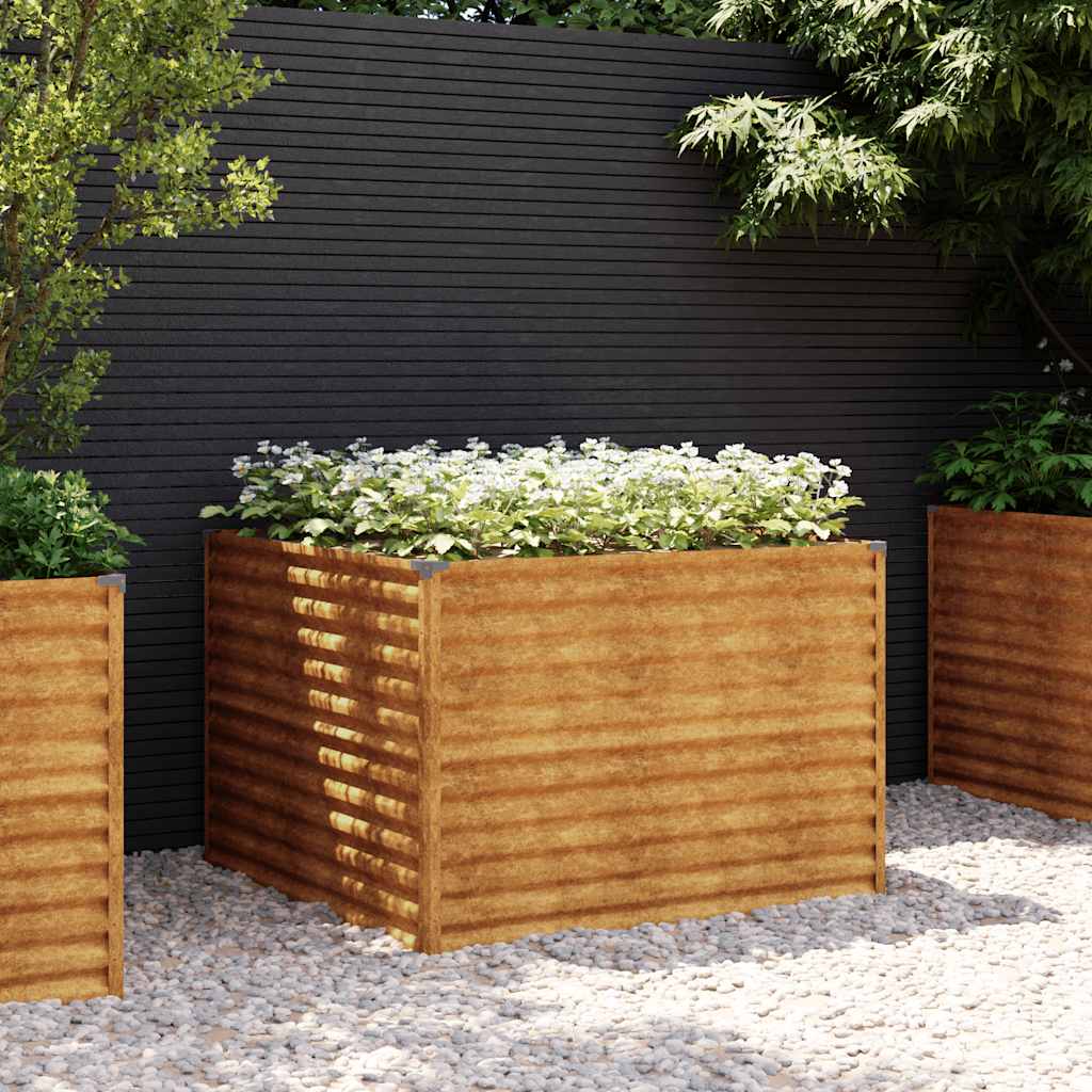 Jardinera acero corten 100x100x36 cm