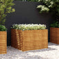 Jardinera acero corten 100x100x36 cm