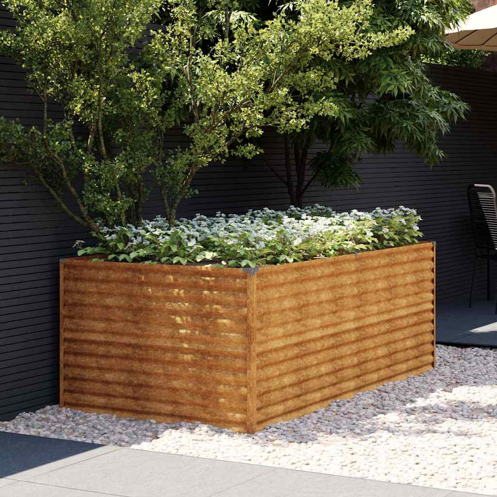 Jardinera acero corten 100x100x36 cm