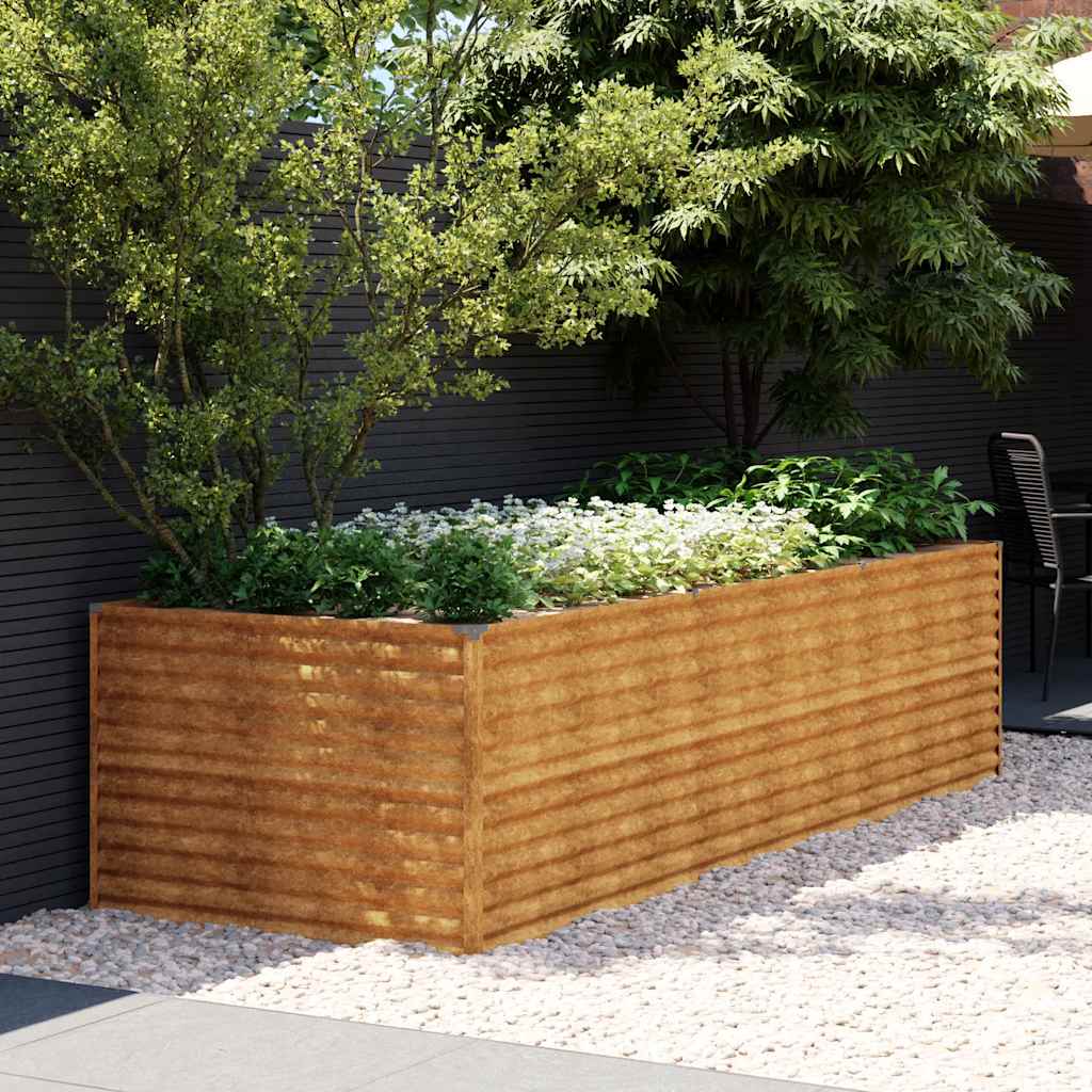 Jardinera acero corten 100x100x36 cm