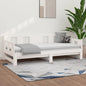 Sofá cama de madera maciza de pino 3 colores