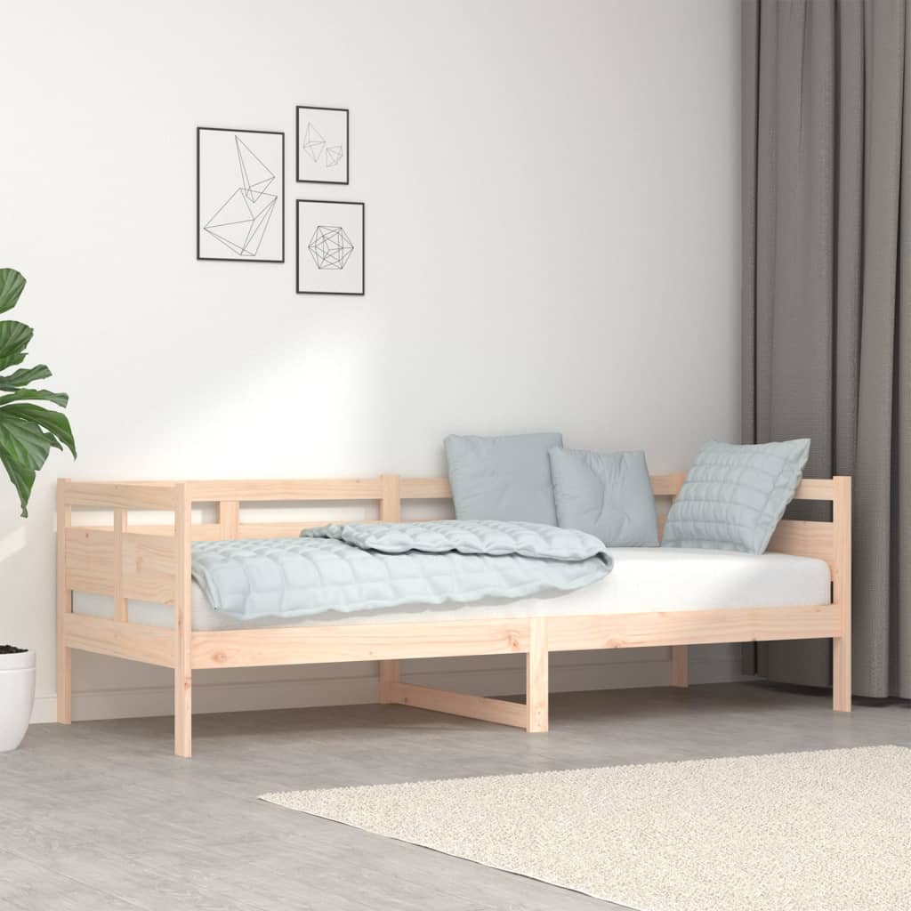 Daybed without mattress 100x200 cm solid pine wood