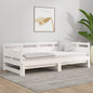 Sofá cama de madera maciza de pino 3 colores