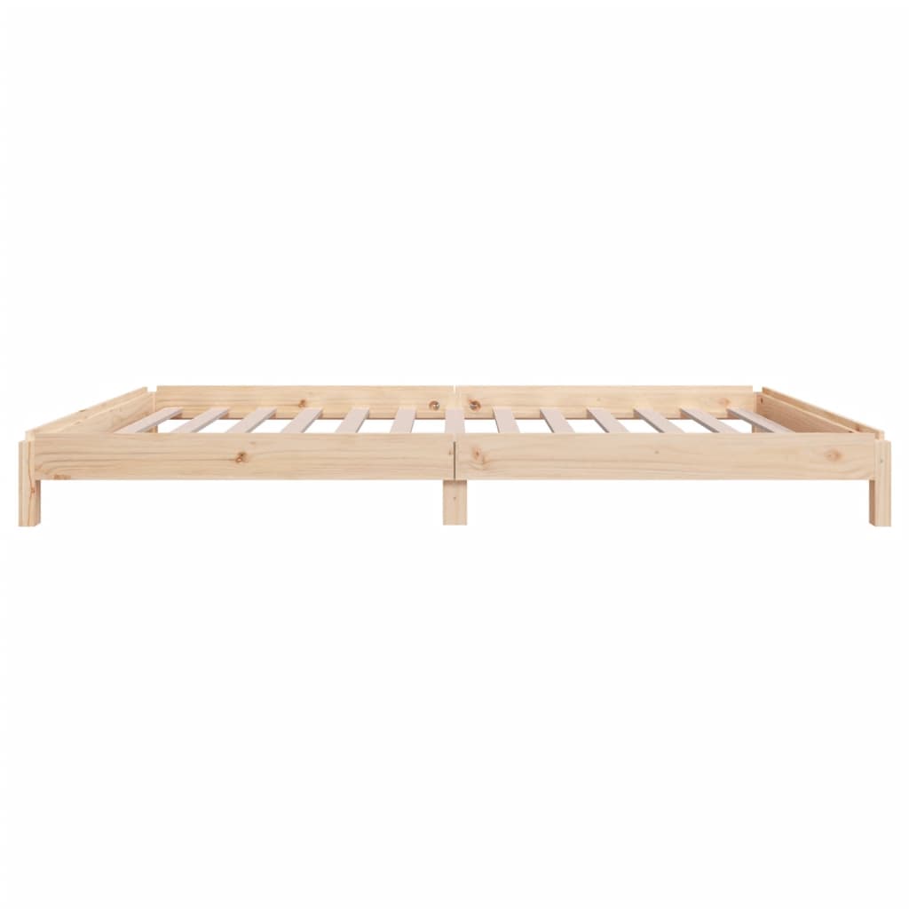 Cama apilable de madera pino maciza 100x200 cm