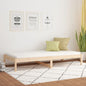 Diván sin colchón marrón cera 75x190 cm madera maciza de pino