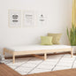Diván sin colchón marrón cera 75x190 cm madera maciza de pino