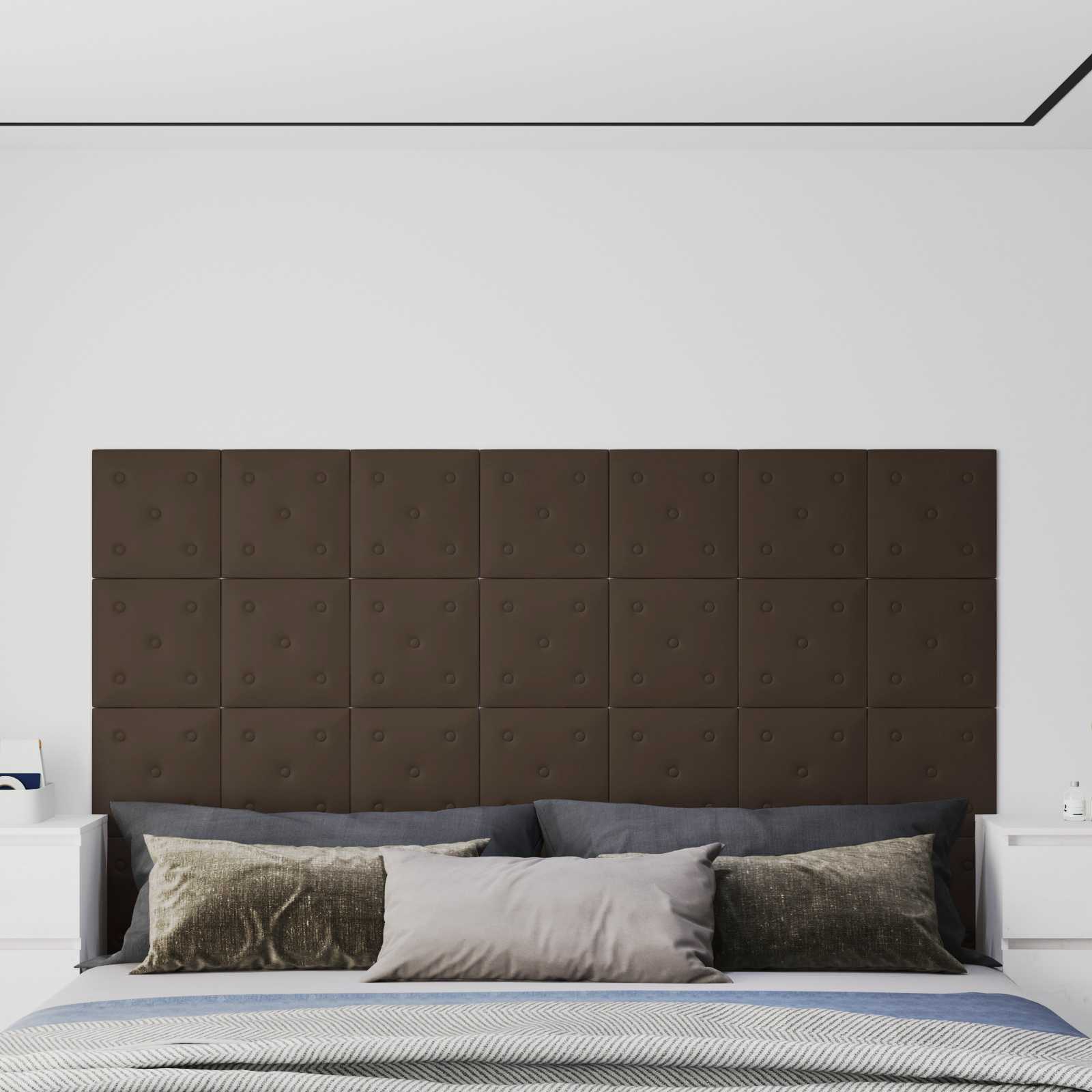 Cabecero de Pared 12 pcs Azul Terciopelo