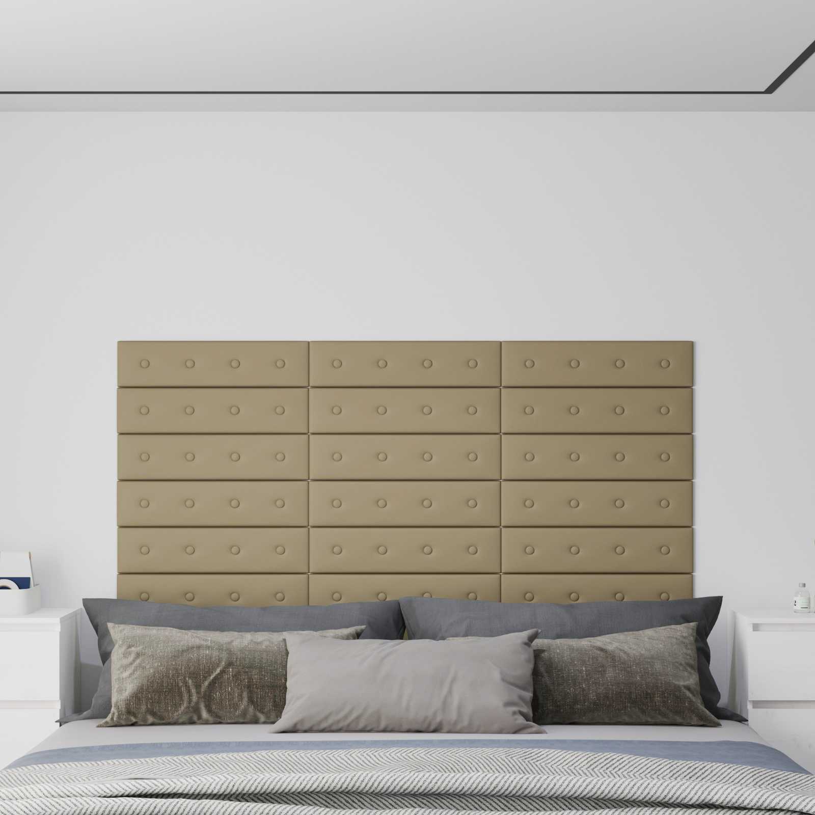Cabecero de Pared 12 pcs Azul Terciopelo
