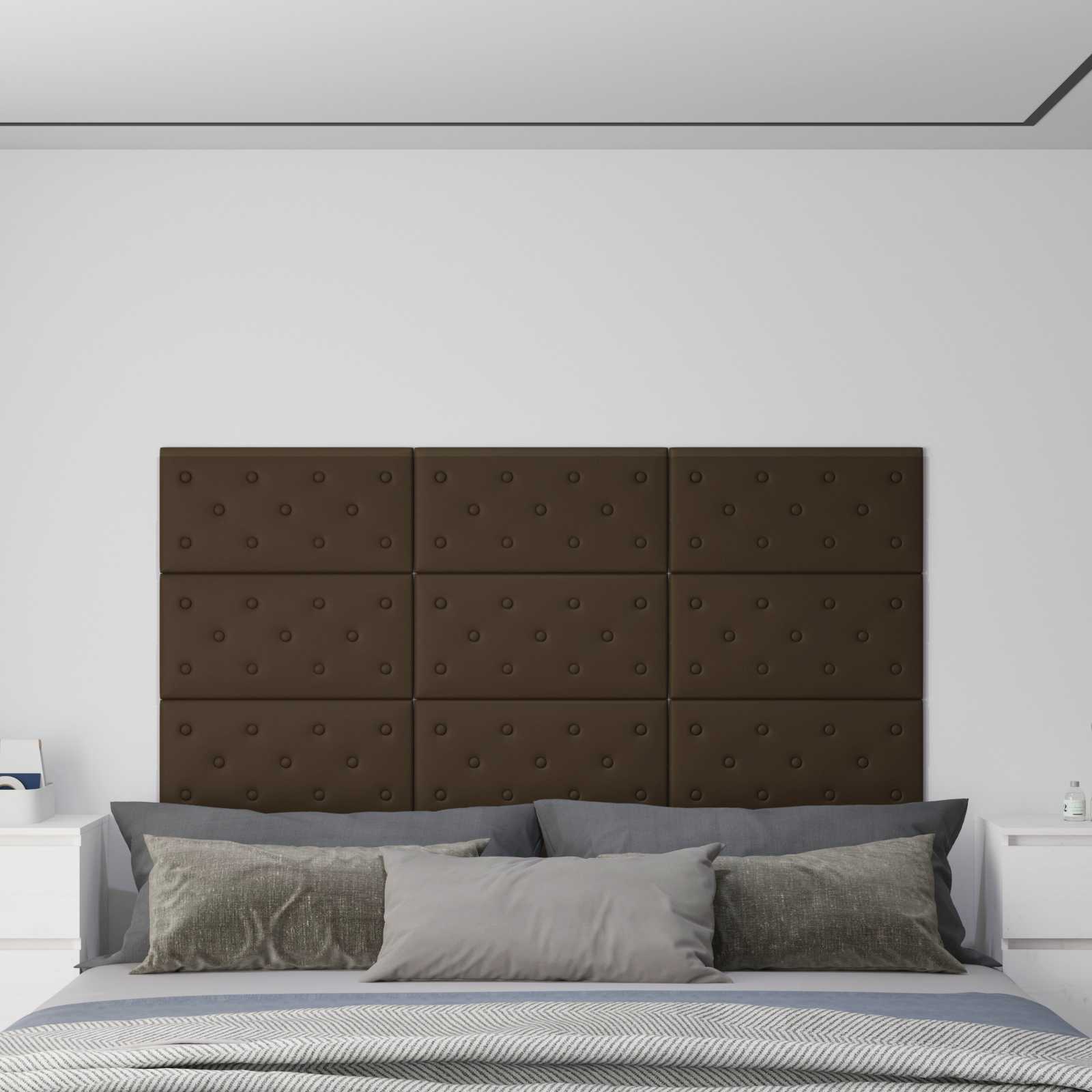 Cabecero de Pared 12 pcs Azul Terciopelo