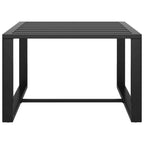 Set muebles de jardín 10 pzas y cojines aluminio gris antracita