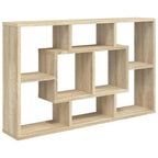 Estantería pared madera ingeniería roble Sonoma 85x16x52,5 cm