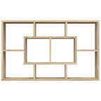 Estantería pared madera ingeniería roble Sonoma 85x16x52,5 cm