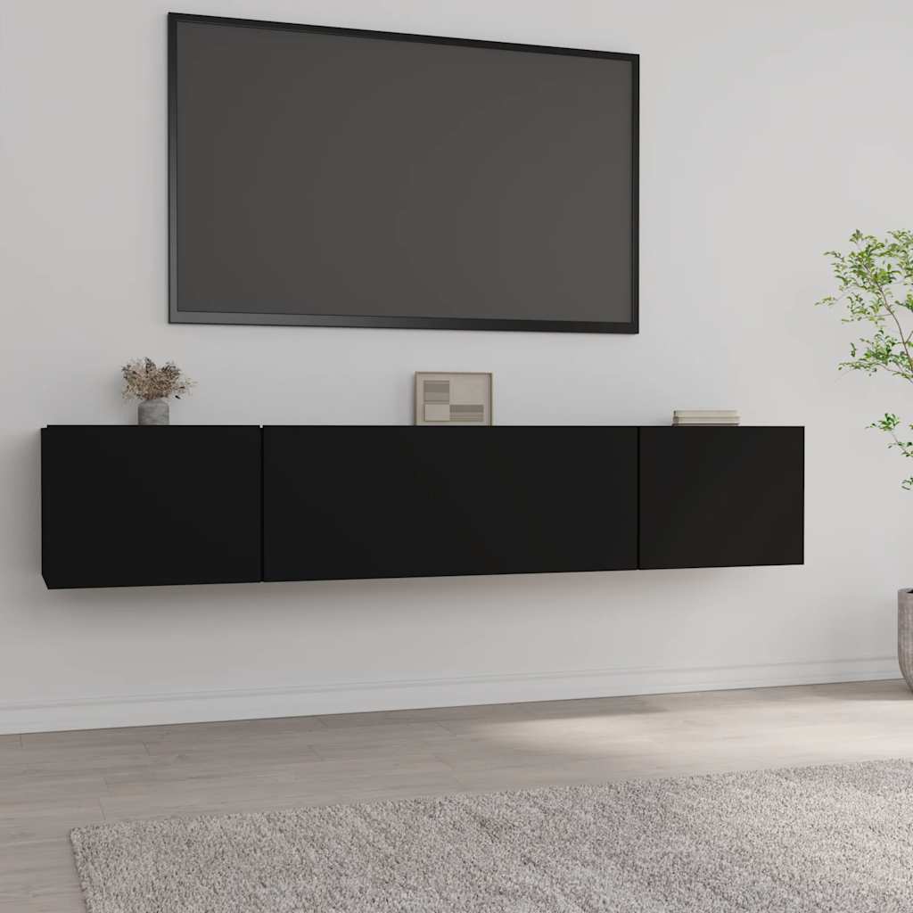 Mueble TV 2 uds madera contrachapada gris hormigón 80x31,5x36cm