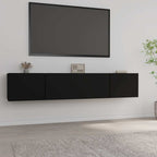 Mueble TV 2 uds madera contrachapada gris hormigón 80x31,5x36cm
