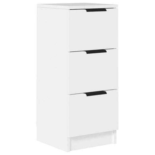 Aparador em contraplacado branco 30x30x70 cm