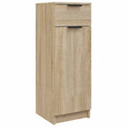 Armario de baño madera contrachapada roble Sonoma 32x33,5x90 cm