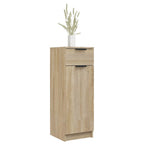 Armario de baño madera contrachapada roble Sonoma 32x33,5x90 cm