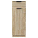 Armario de baño madera contrachapada roble Sonoma 32x33,5x90 cm