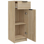 Armario de baño madera contrachapada roble Sonoma 32x33,5x90 cm