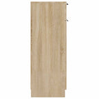Armario de baño madera contrachapada roble Sonoma 32x33,5x90 cm