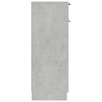 Armario de baño madera contrachapada gris hormigón 32x34x90 cm