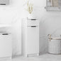 Bathroom cabinet white high gloss plywood 32x33.5x90 cm