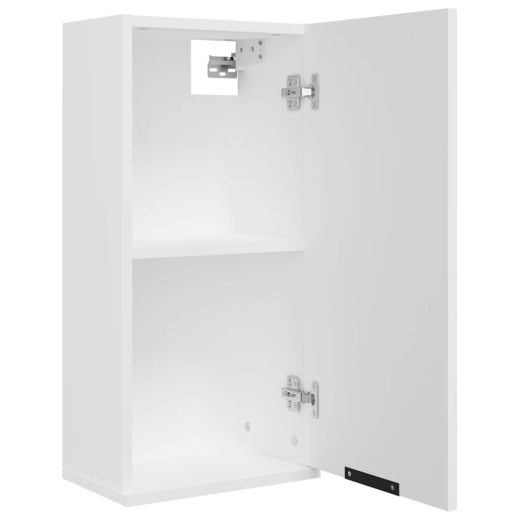 Armario de baño de pared blanco 32x20x67 cm