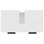 Armario de baño madera contrachapada blanco 64,5x33,5x59 cm
