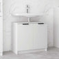 White plywood bathroom cabinet 64.5x33.5x59 cm