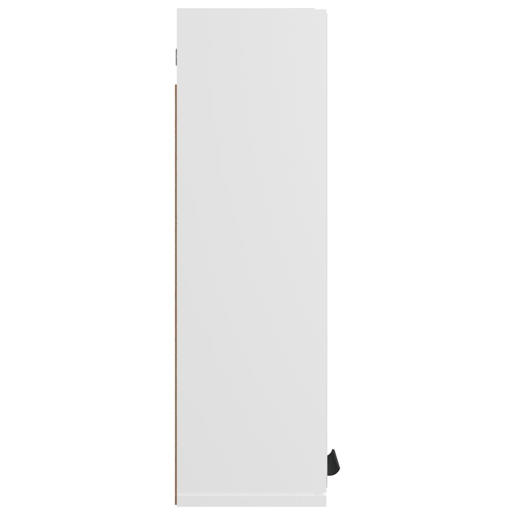 Armario de baño con espejo blanco 64x20x67 cm