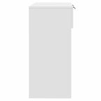 Mesa consola de madera contrachapada blanco 90x36x75 cm