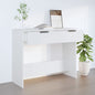 Mesa de consola em contraplacado branco 90x36x75 cm