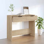 Mesa consola em contraplacado cinzento cimento 90x36x75 cm