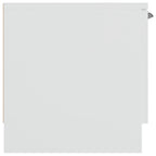 Mueble de TV madera contrachapada blanco 102x35x36,5 cm
