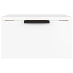 Mesitas de noche de pared 2 uds blanco 34x30x20 cm